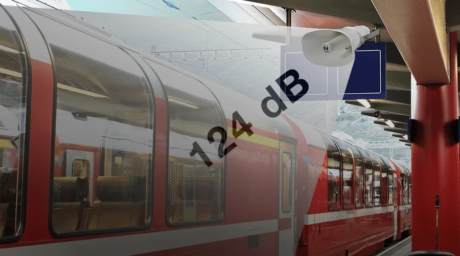 Make yourself heard clearly at 124 dB max