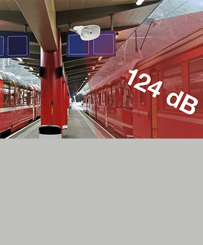 Make yourself heard clearly at 124 dB